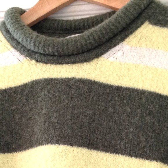 Madewell Striped Fulton Sweater Preppy Collegiate Casual - Picture 5 of 5